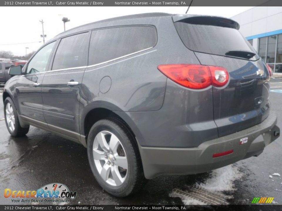 2012 Chevrolet Traverse LT Cyber Gray Metallic / Ebony Photo #3