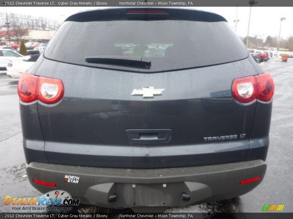 2012 Chevrolet Traverse LT Cyber Gray Metallic / Ebony Photo #4