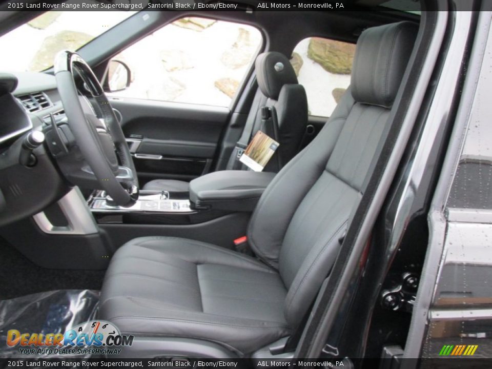 Front Seat of 2015 Land Rover Range Rover Supercharged Photo #12