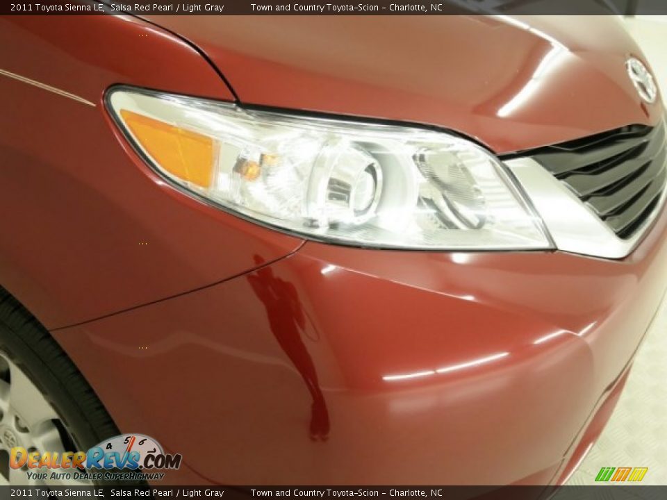 2011 Toyota Sienna LE Salsa Red Pearl / Light Gray Photo #7
