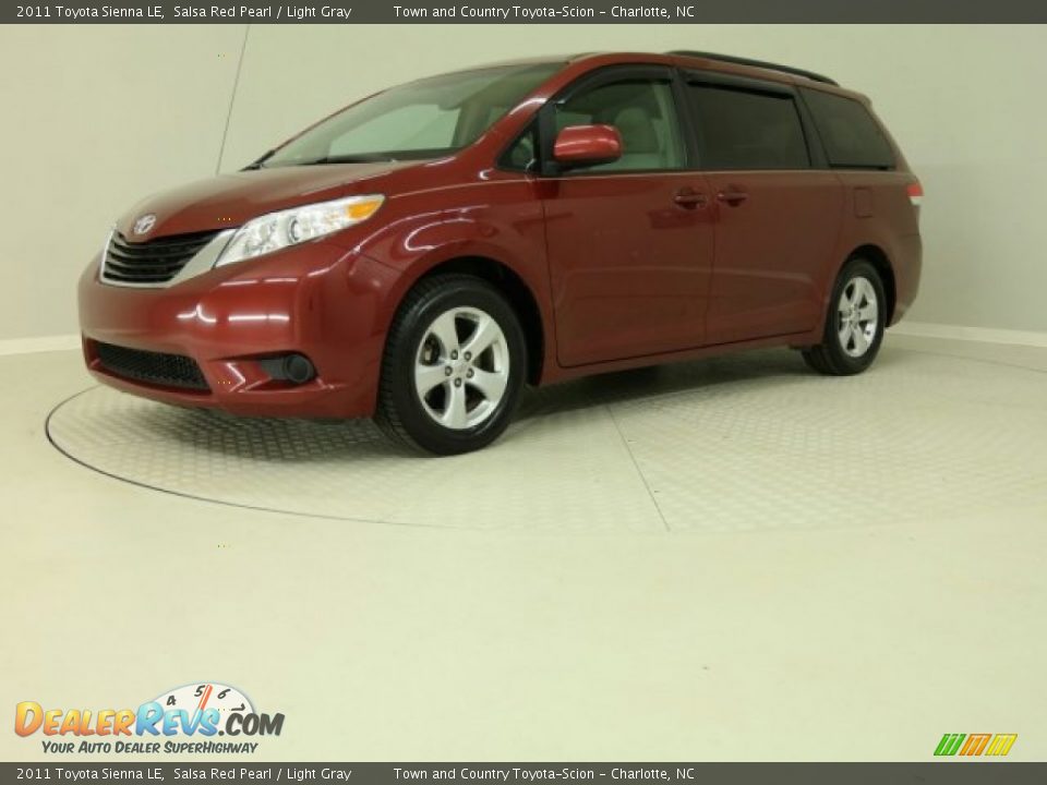 2011 Toyota Sienna LE Salsa Red Pearl / Light Gray Photo #9