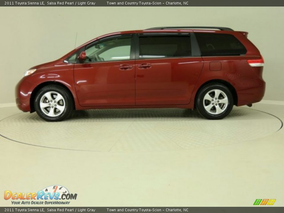 2011 Toyota Sienna LE Salsa Red Pearl / Light Gray Photo #10