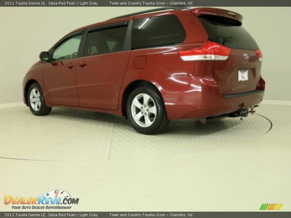 2011 Toyota Sienna LE Salsa Red Pearl / Light Gray Photo #13