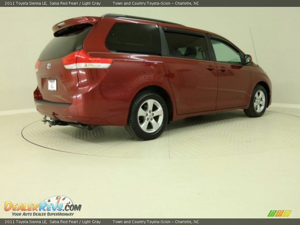 2011 Toyota Sienna LE Salsa Red Pearl / Light Gray Photo #15