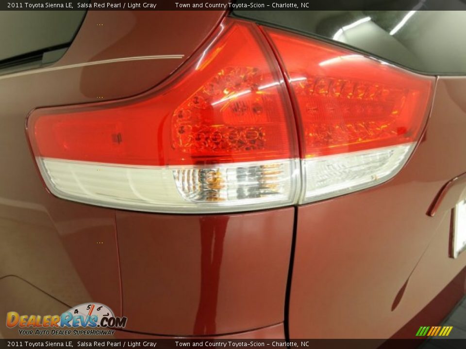 2011 Toyota Sienna LE Salsa Red Pearl / Light Gray Photo #17