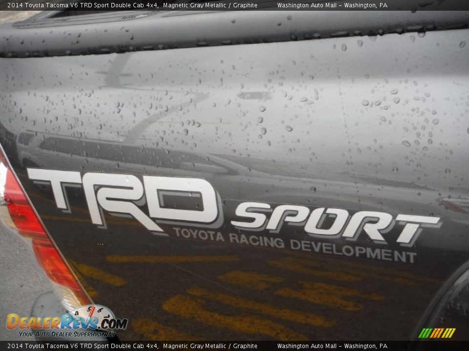 2014 Toyota Tacoma V6 TRD Sport Double Cab 4x4 Magnetic Gray Metallic / Graphite Photo #3