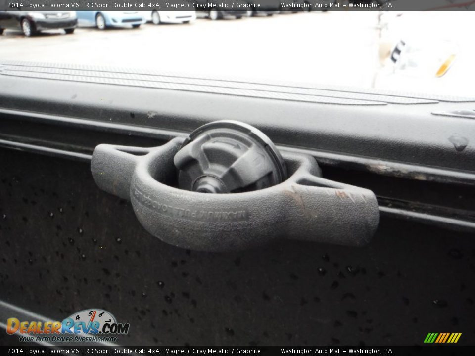 2014 Toyota Tacoma V6 TRD Sport Double Cab 4x4 Magnetic Gray Metallic / Graphite Photo #10