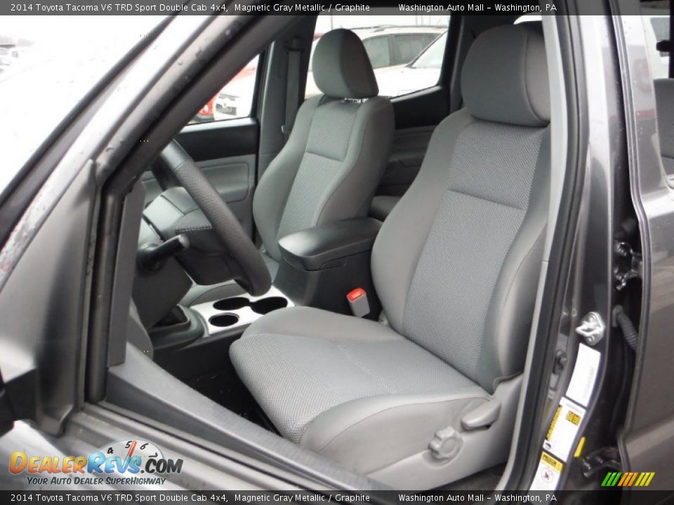 2014 Toyota Tacoma V6 TRD Sport Double Cab 4x4 Magnetic Gray Metallic / Graphite Photo #12