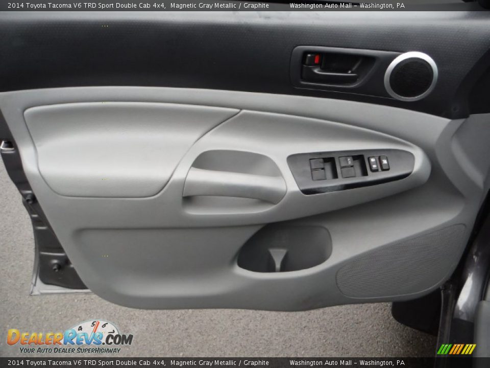 2014 Toyota Tacoma V6 TRD Sport Double Cab 4x4 Magnetic Gray Metallic / Graphite Photo #13