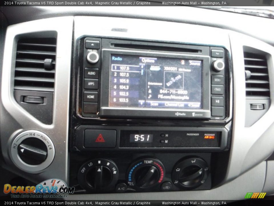 2014 Toyota Tacoma V6 TRD Sport Double Cab 4x4 Magnetic Gray Metallic / Graphite Photo #15