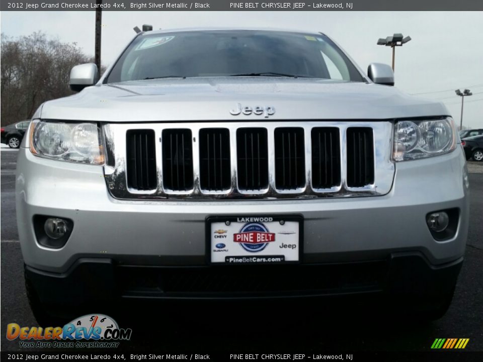 2012 Jeep Grand Cherokee Laredo 4x4 Bright Silver Metallic / Black Photo #2