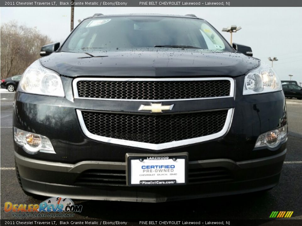 2011 Chevrolet Traverse LT Black Granite Metallic / Ebony/Ebony Photo #2