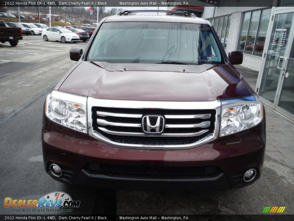 2012 Honda Pilot EX-L 4WD Dark Cherry Pearl II / Black Photo #5