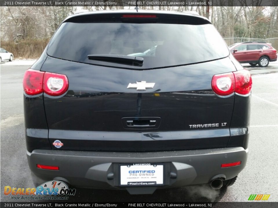 2011 Chevrolet Traverse LT Black Granite Metallic / Ebony/Ebony Photo #8