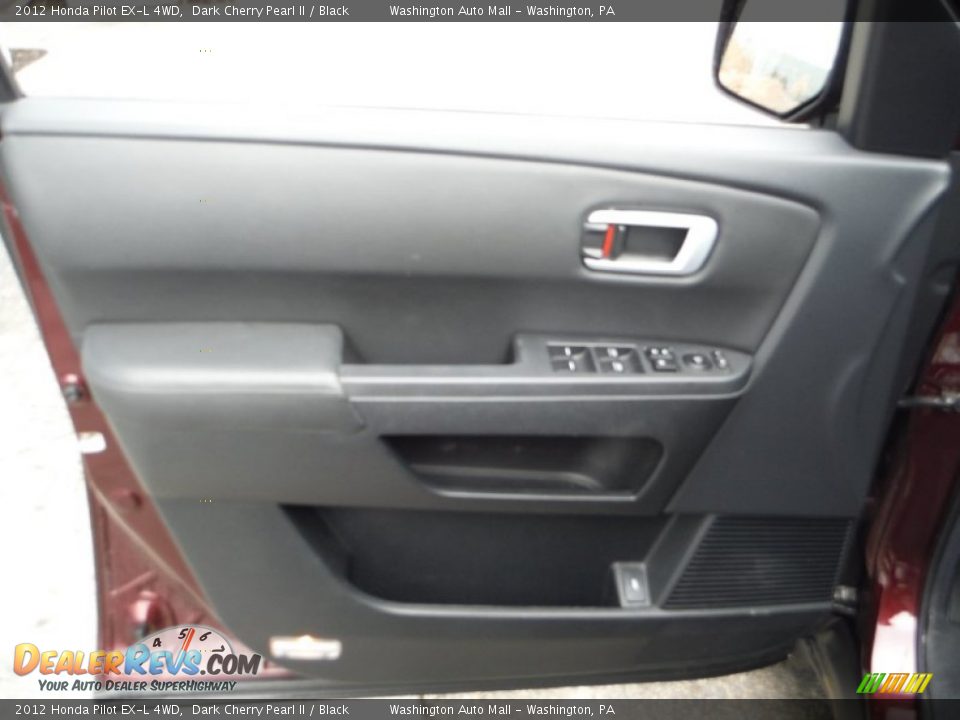 2012 Honda Pilot EX-L 4WD Dark Cherry Pearl II / Black Photo #10