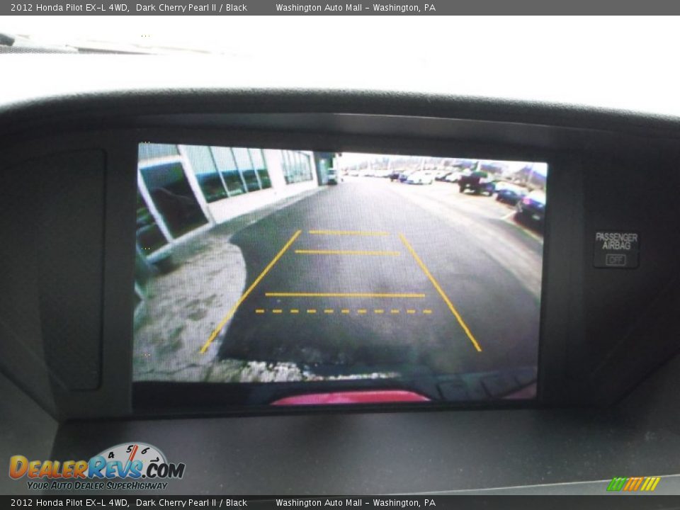 2012 Honda Pilot EX-L 4WD Dark Cherry Pearl II / Black Photo #14