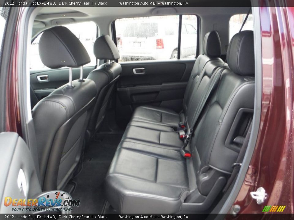 2012 Honda Pilot EX-L 4WD Dark Cherry Pearl II / Black Photo #15