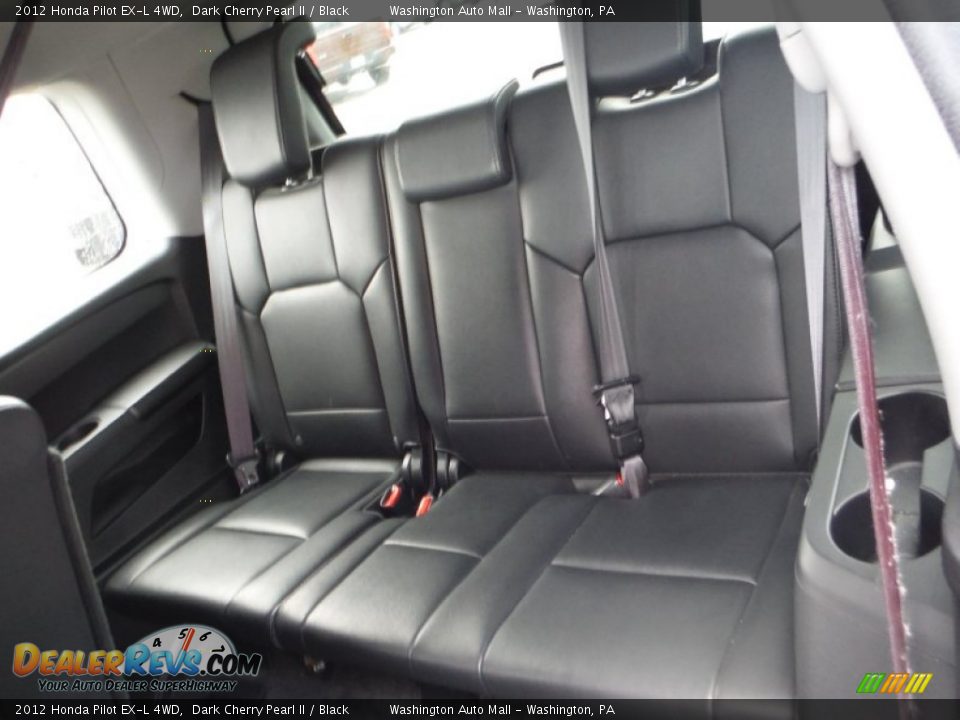2012 Honda Pilot EX-L 4WD Dark Cherry Pearl II / Black Photo #16