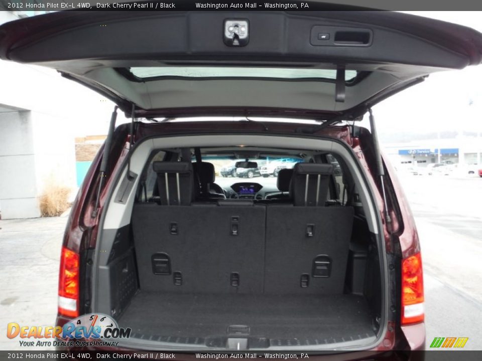 2012 Honda Pilot EX-L 4WD Dark Cherry Pearl II / Black Photo #17