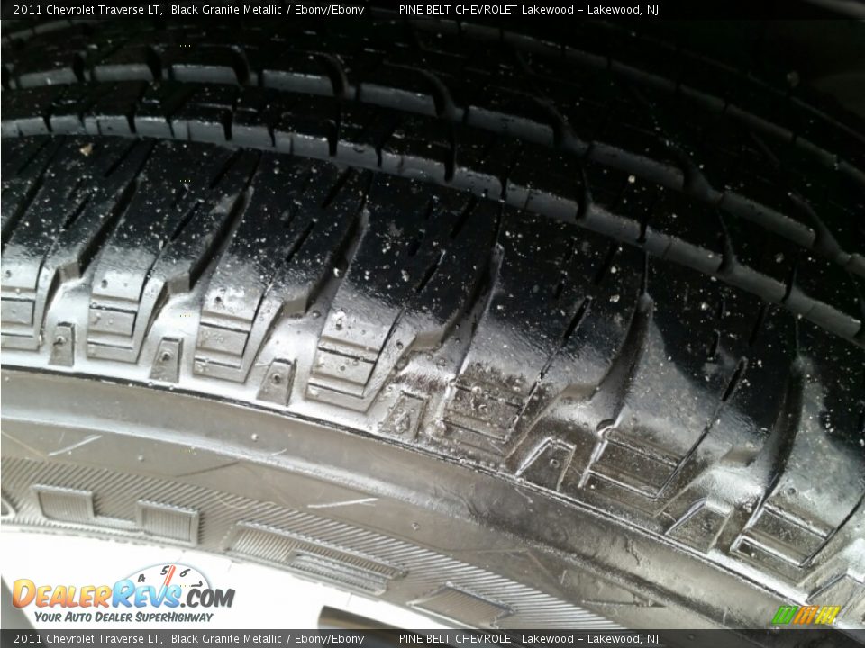 2011 Chevrolet Traverse LT Black Granite Metallic / Ebony/Ebony Photo #24