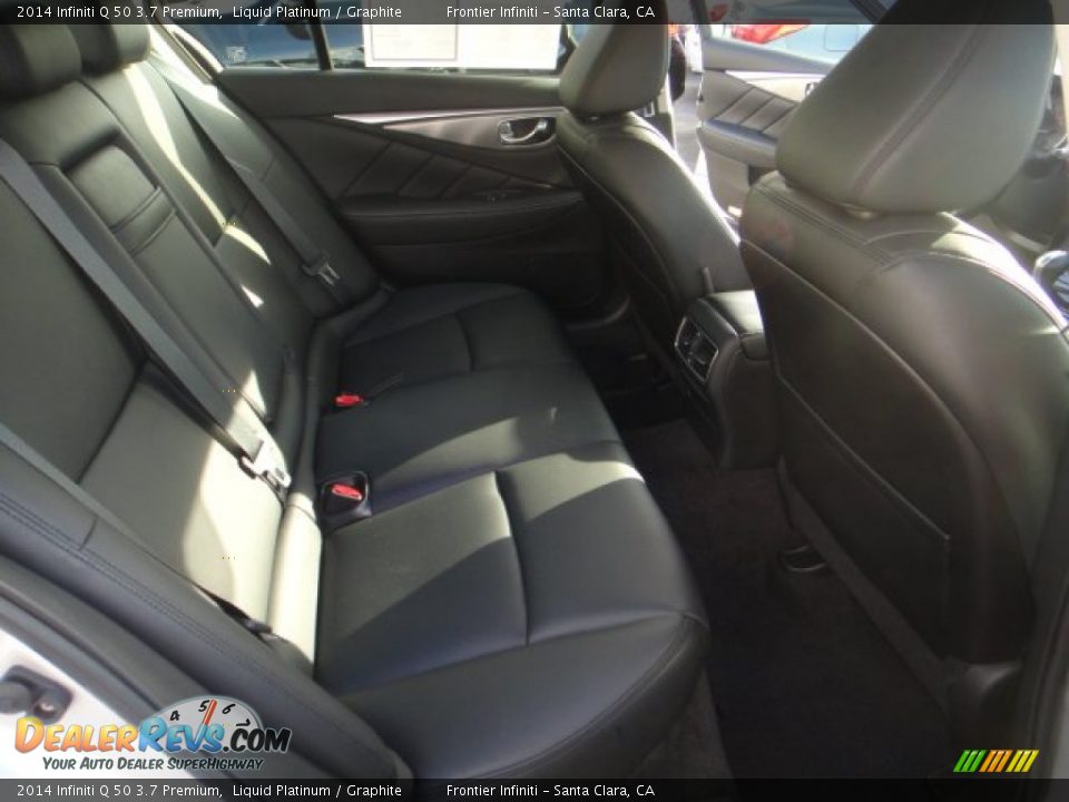 2014 Infiniti Q 50 3.7 Premium Liquid Platinum / Graphite Photo #12