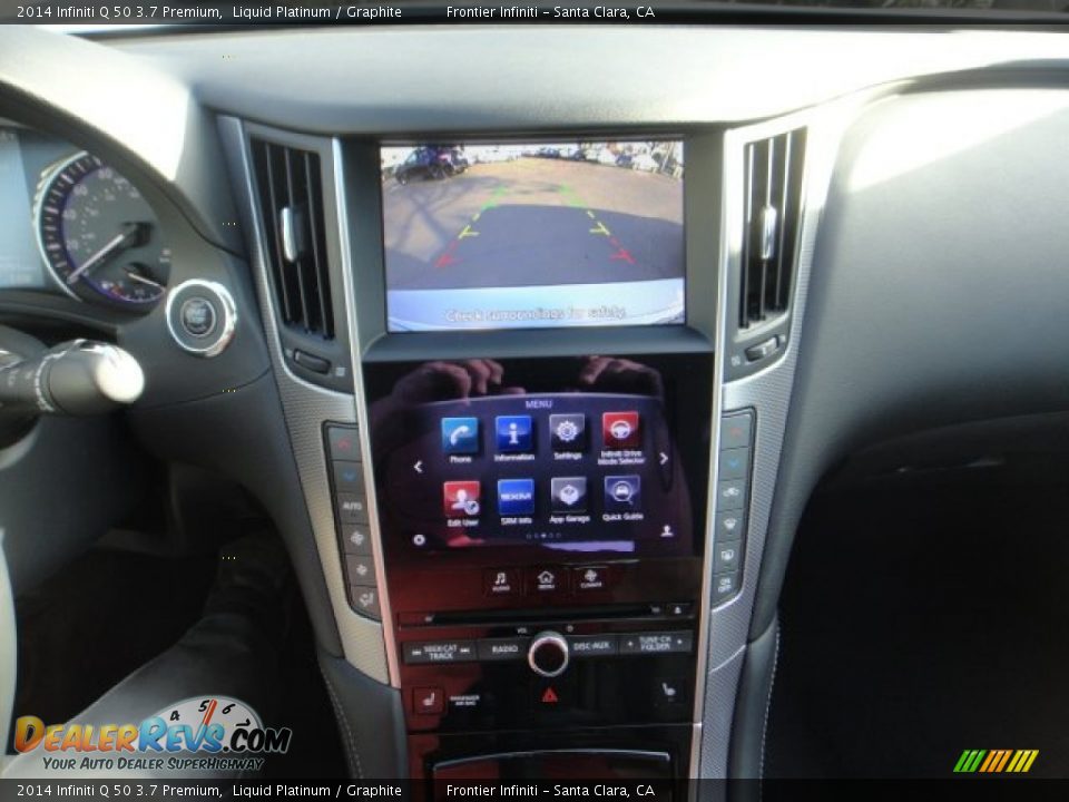 2014 Infiniti Q 50 3.7 Premium Liquid Platinum / Graphite Photo #19