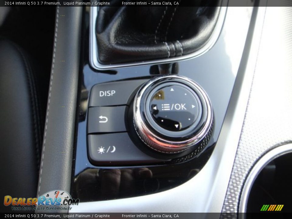 2014 Infiniti Q 50 3.7 Premium Liquid Platinum / Graphite Photo #21