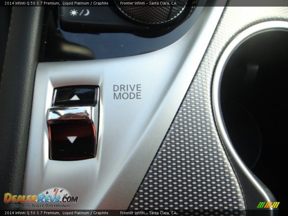 2014 Infiniti Q 50 3.7 Premium Liquid Platinum / Graphite Photo #22