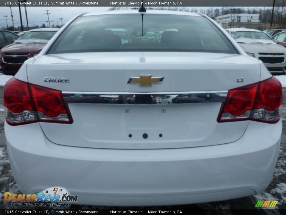 2015 Chevrolet Cruze LT Summit White / Brownstone Photo #4