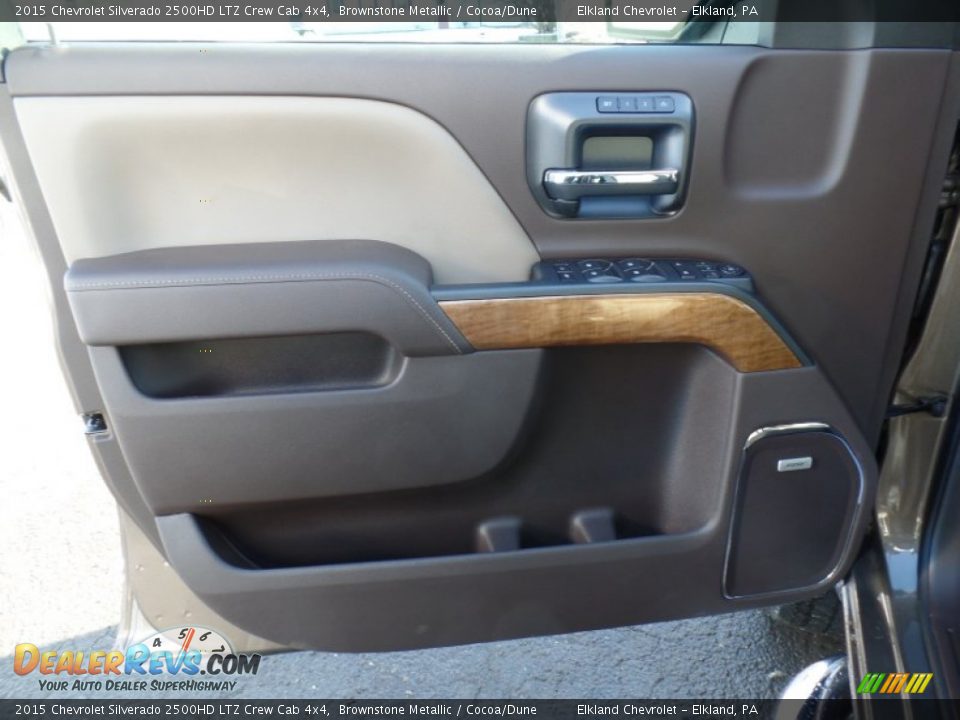 2015 Chevrolet Silverado 2500HD LTZ Crew Cab 4x4 Brownstone Metallic / Cocoa/Dune Photo #16