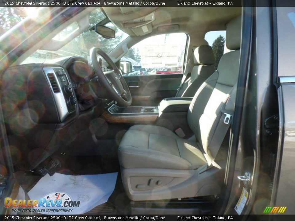 2015 Chevrolet Silverado 2500HD LTZ Crew Cab 4x4 Brownstone Metallic / Cocoa/Dune Photo #19