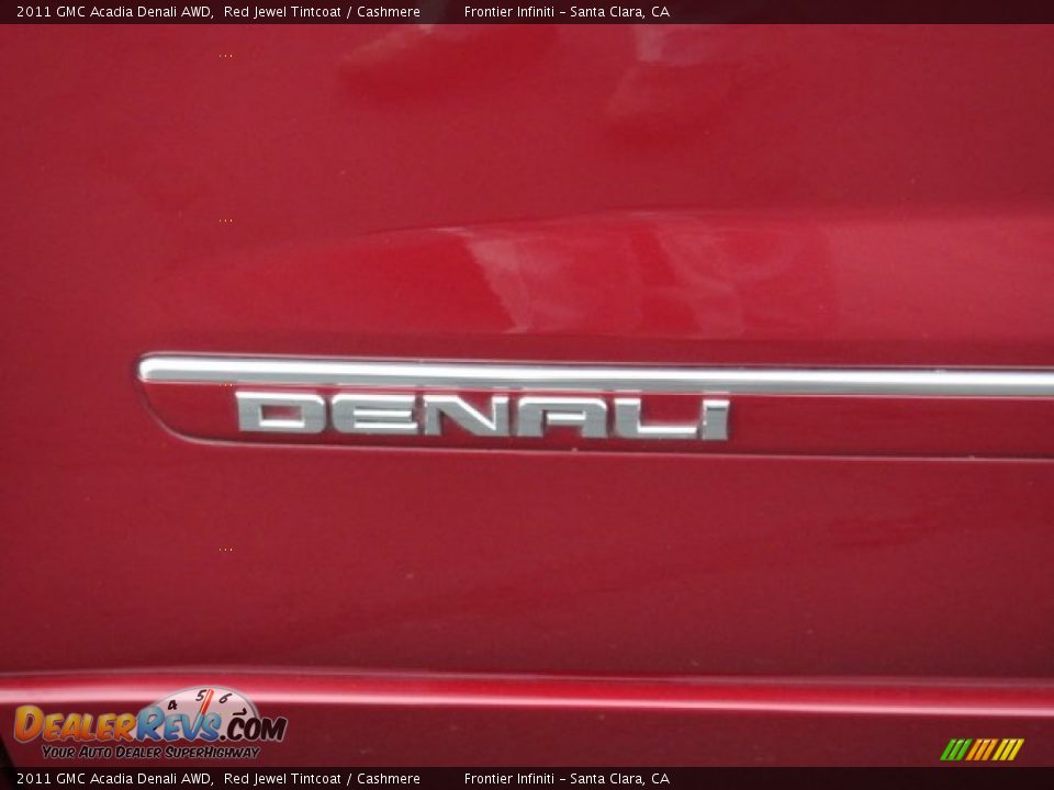 2011 GMC Acadia Denali AWD Red Jewel Tintcoat / Cashmere Photo #7