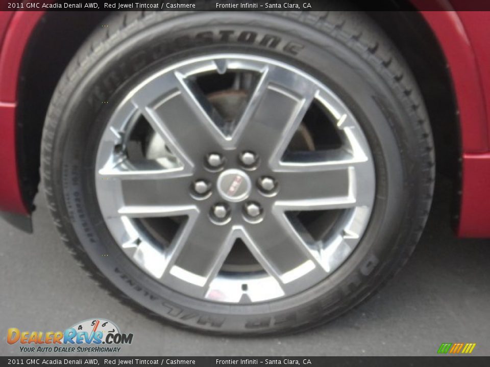2011 GMC Acadia Denali AWD Red Jewel Tintcoat / Cashmere Photo #8