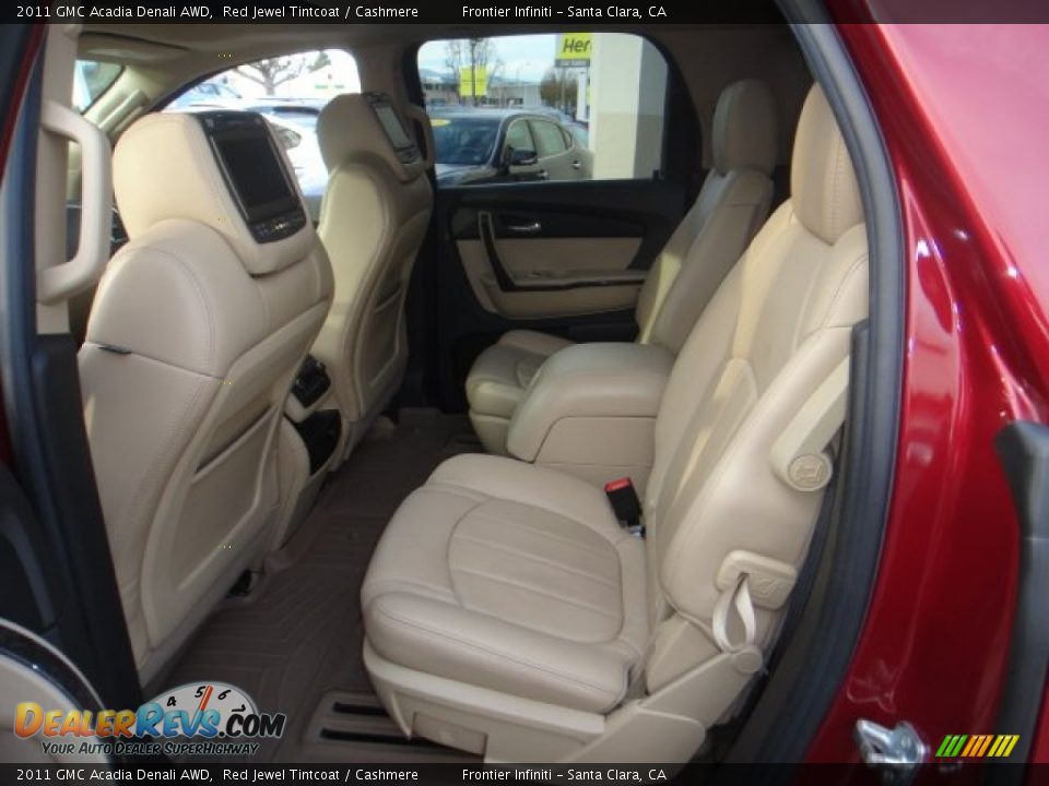 2011 GMC Acadia Denali AWD Red Jewel Tintcoat / Cashmere Photo #12
