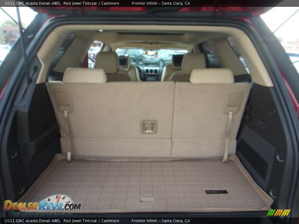 2011 GMC Acadia Denali AWD Red Jewel Tintcoat / Cashmere Photo #13