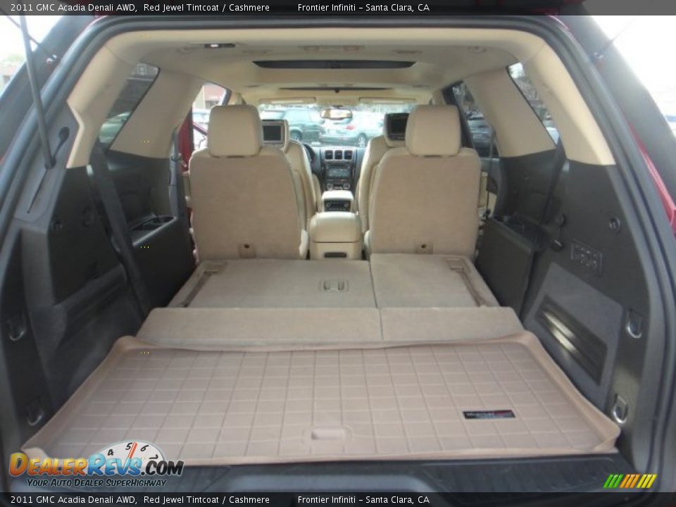 2011 GMC Acadia Denali AWD Red Jewel Tintcoat / Cashmere Photo #14