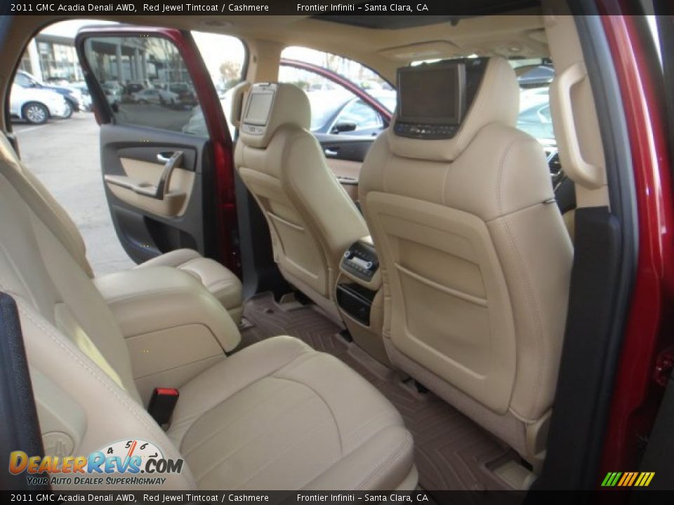 2011 GMC Acadia Denali AWD Red Jewel Tintcoat / Cashmere Photo #15
