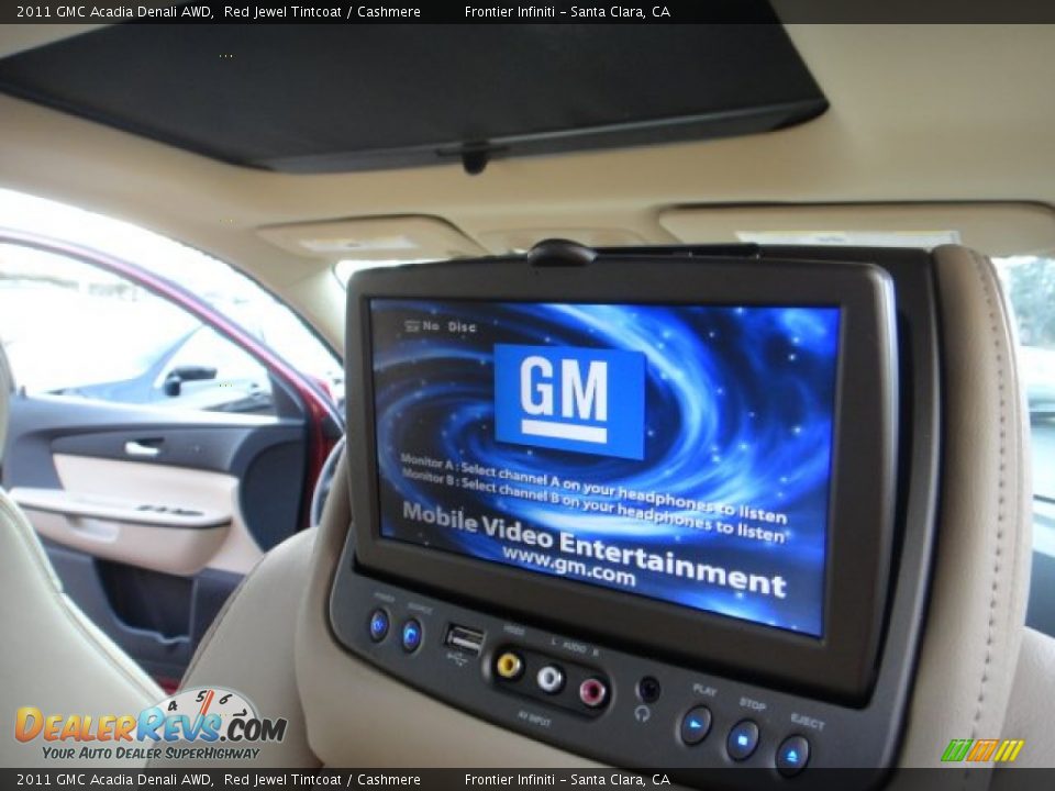 2011 GMC Acadia Denali AWD Red Jewel Tintcoat / Cashmere Photo #17