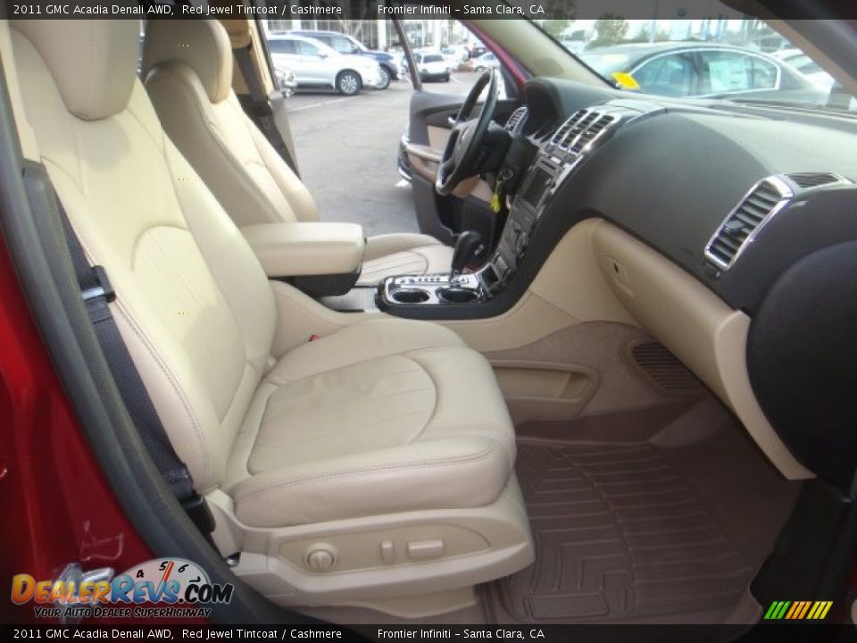 2011 GMC Acadia Denali AWD Red Jewel Tintcoat / Cashmere Photo #19