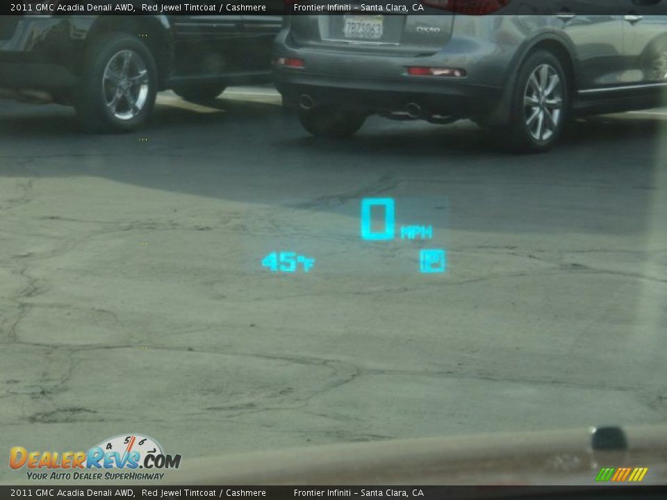 2011 GMC Acadia Denali AWD Red Jewel Tintcoat / Cashmere Photo #23