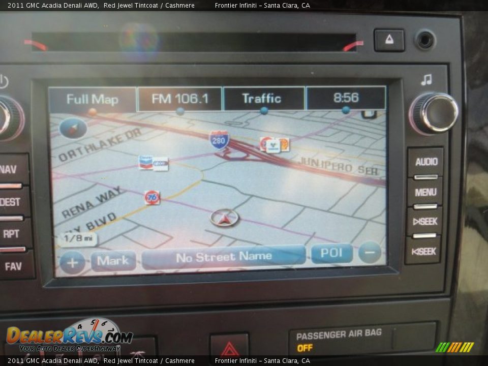 2011 GMC Acadia Denali AWD Red Jewel Tintcoat / Cashmere Photo #24