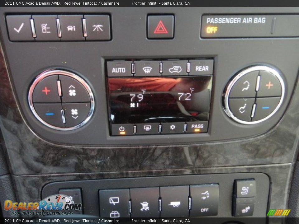 2011 GMC Acadia Denali AWD Red Jewel Tintcoat / Cashmere Photo #26