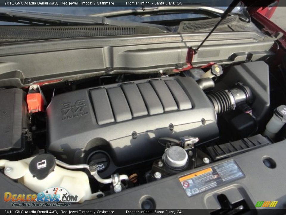 2011 GMC Acadia Denali AWD Red Jewel Tintcoat / Cashmere Photo #29