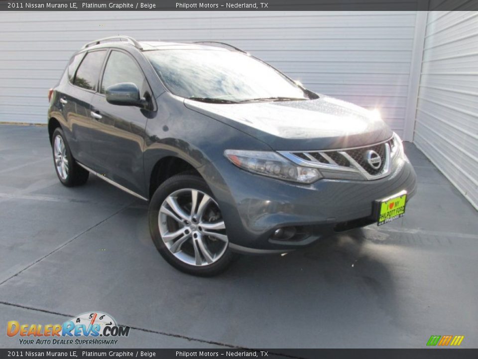 2011 Nissan Murano LE Platinum Graphite / Beige Photo #1