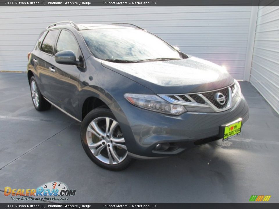 2011 Nissan Murano LE Platinum Graphite / Beige Photo #2