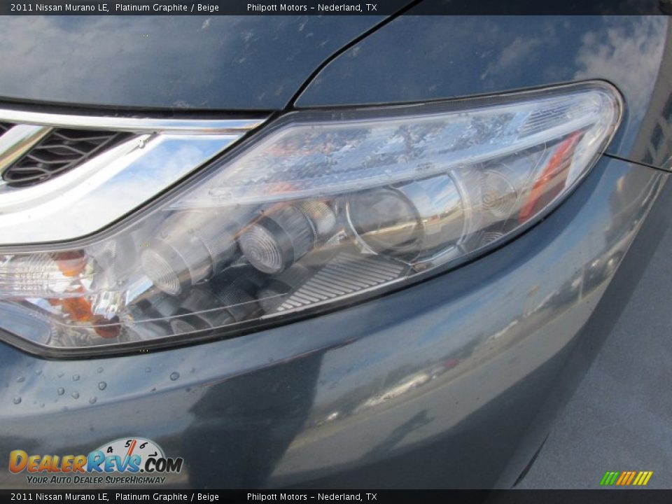 2011 Nissan Murano LE Platinum Graphite / Beige Photo #6