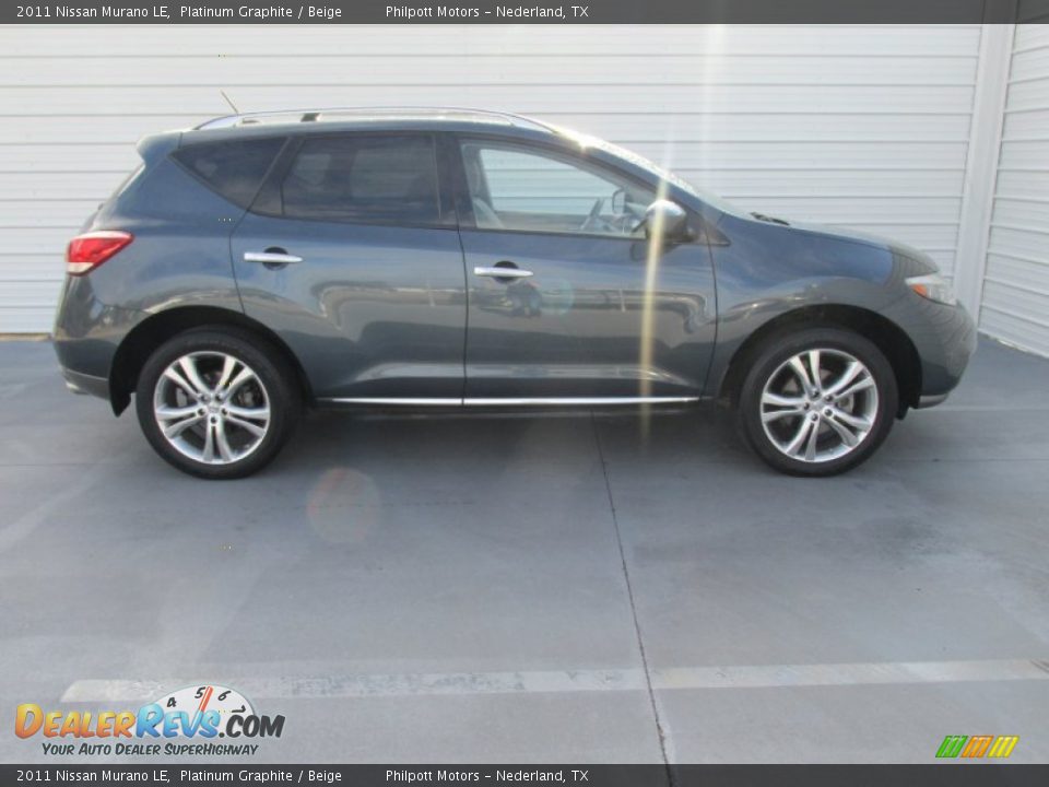 2011 Nissan Murano LE Platinum Graphite / Beige Photo #9