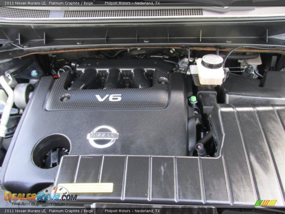 2011 Nissan Murano LE Platinum Graphite / Beige Photo #23