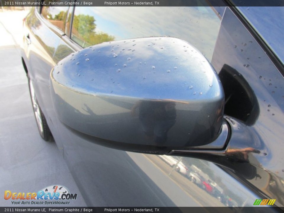 2011 Nissan Murano LE Platinum Graphite / Beige Photo #24