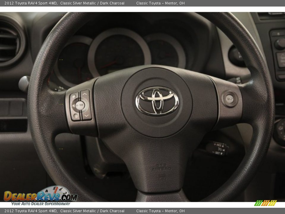 2012 Toyota RAV4 Sport 4WD Steering Wheel Photo #7